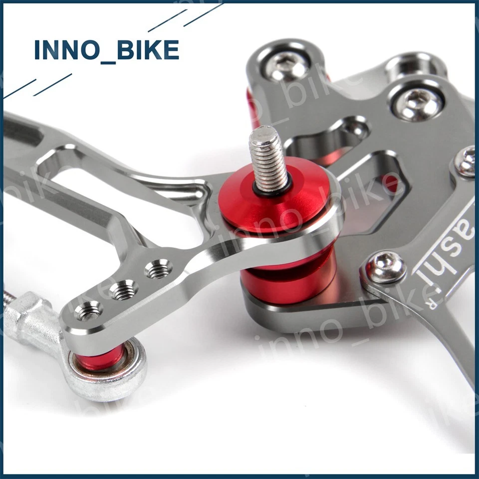 Reposapiés ajustables para Suzuki Hayabusa GSX1300R 1999 - 2007 2004 2005 Foto 3 de 4