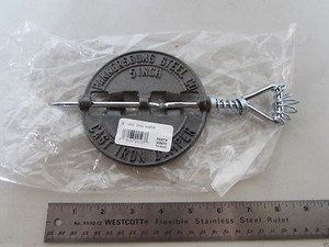 5” Wall Tent Cast Iron Wood Stove Damper Part Parkersburg 
