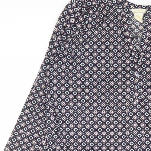 H&M Womens Blue Polyester Blend Blouse Size S - Picture 6 of 12
