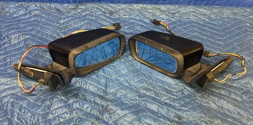 🚘 1999-2005 BMW 330i E46 Sedan Pass & Driver Side View Mirror Black SET