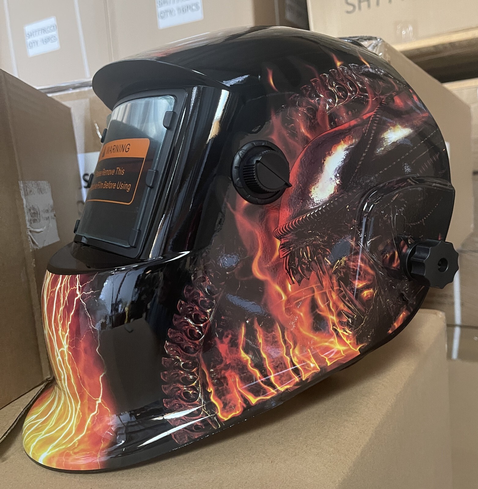 SPDD true color Solar Auto Darkening Welding Grinding Helmet