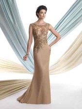 Elegant Sheath Sleeveless Applique Mother Of The Bride Dresses Prom Dresses