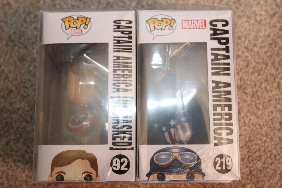 Funko pop コミコン限定版 キャプテンアメリカ 92 219 Amazon.com: Funko Pop! Marvel #219 Captain America: The