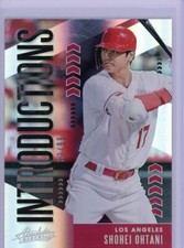 2020 Panini Absolute Baseball Introductions Foil #INT3 Shohei Ohtani #32/99