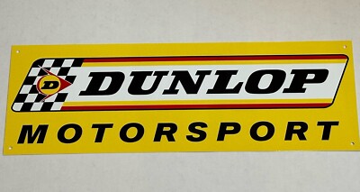 Racing Tires Dunlop Vintage Reproduction Sign | eBay