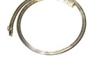 925 Sterling Silver 6mm fancy design necklace 29.1g 17" — photo 3