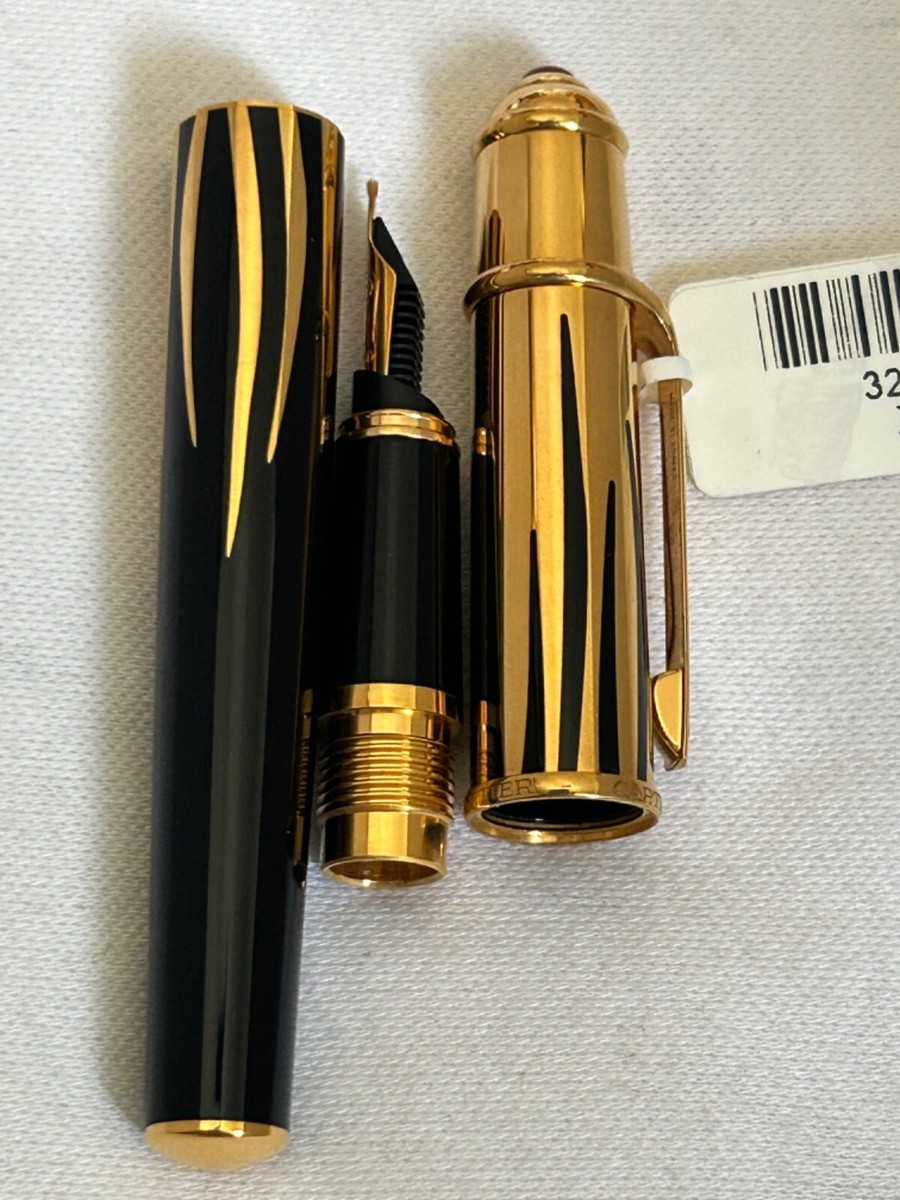 Louis Cartier Mini Diabolo Fountain Pen, 18K M Nib-New | eBay