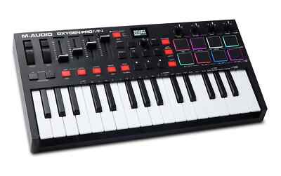 Mobiles 32-Mini-Tasten USB MIDI Controller mit Smart-Kontrollen & Auto-Mapping