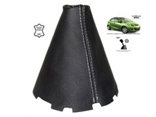 Schaltmanschette Schaltsack Fur Mazda 2 2007-2014 Leder Naht Weiss