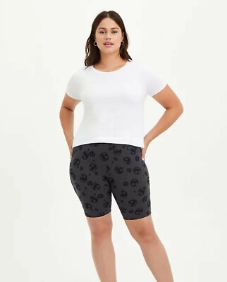 Tummy Control High Waisted Women's Plus Size Swim Bike Shorts