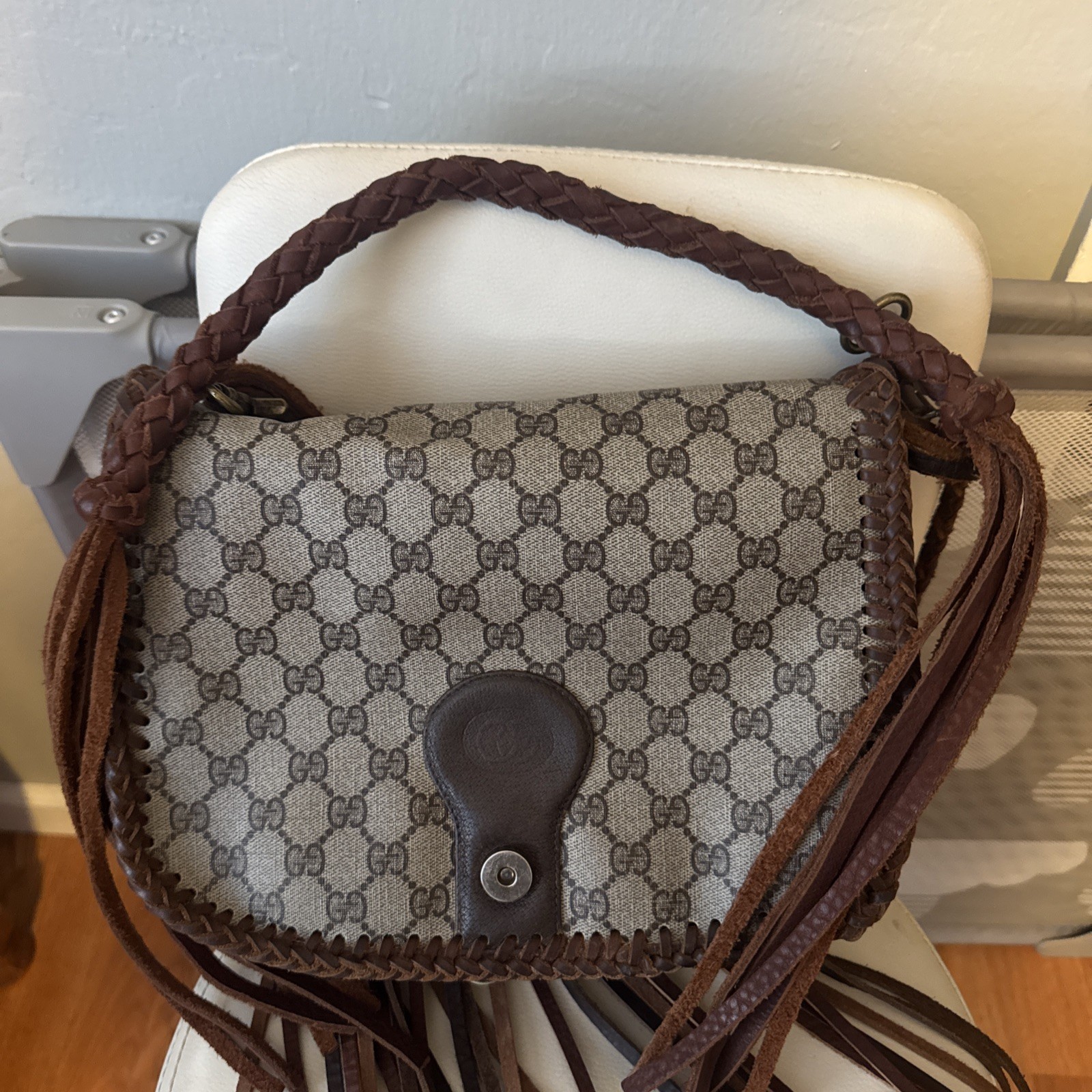 CUSTOMIZED Authentic GUCCI Crossbody Handbag  Rea… - image 23