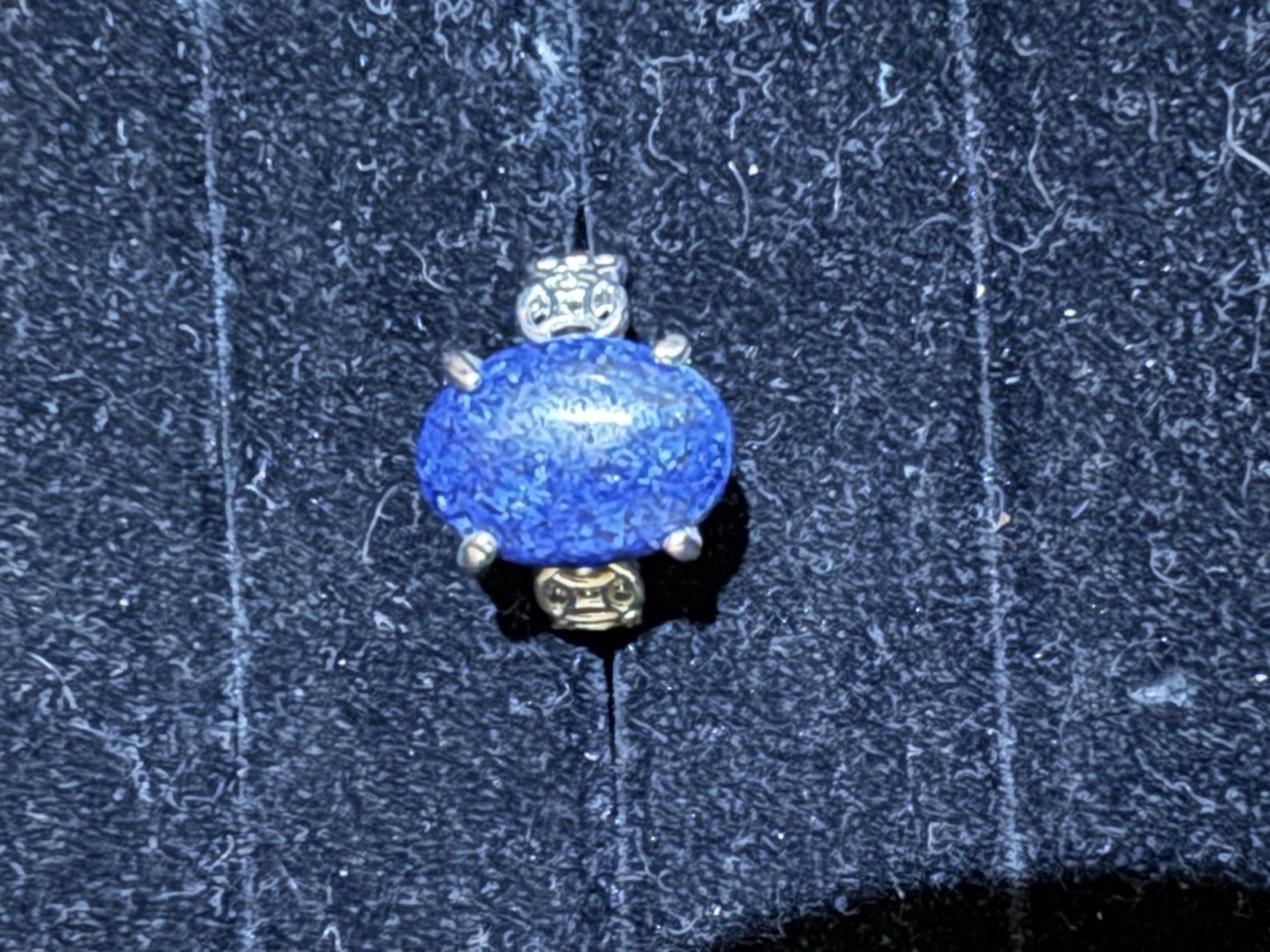 Silver Lapis Lazuli Ring - image 1