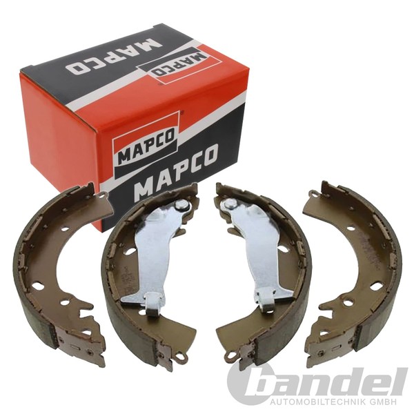 Mapco Bremsbacken Satz MIT Hebel Hinterachse Passend FüR Hyundai I10 I20 | 8555-image