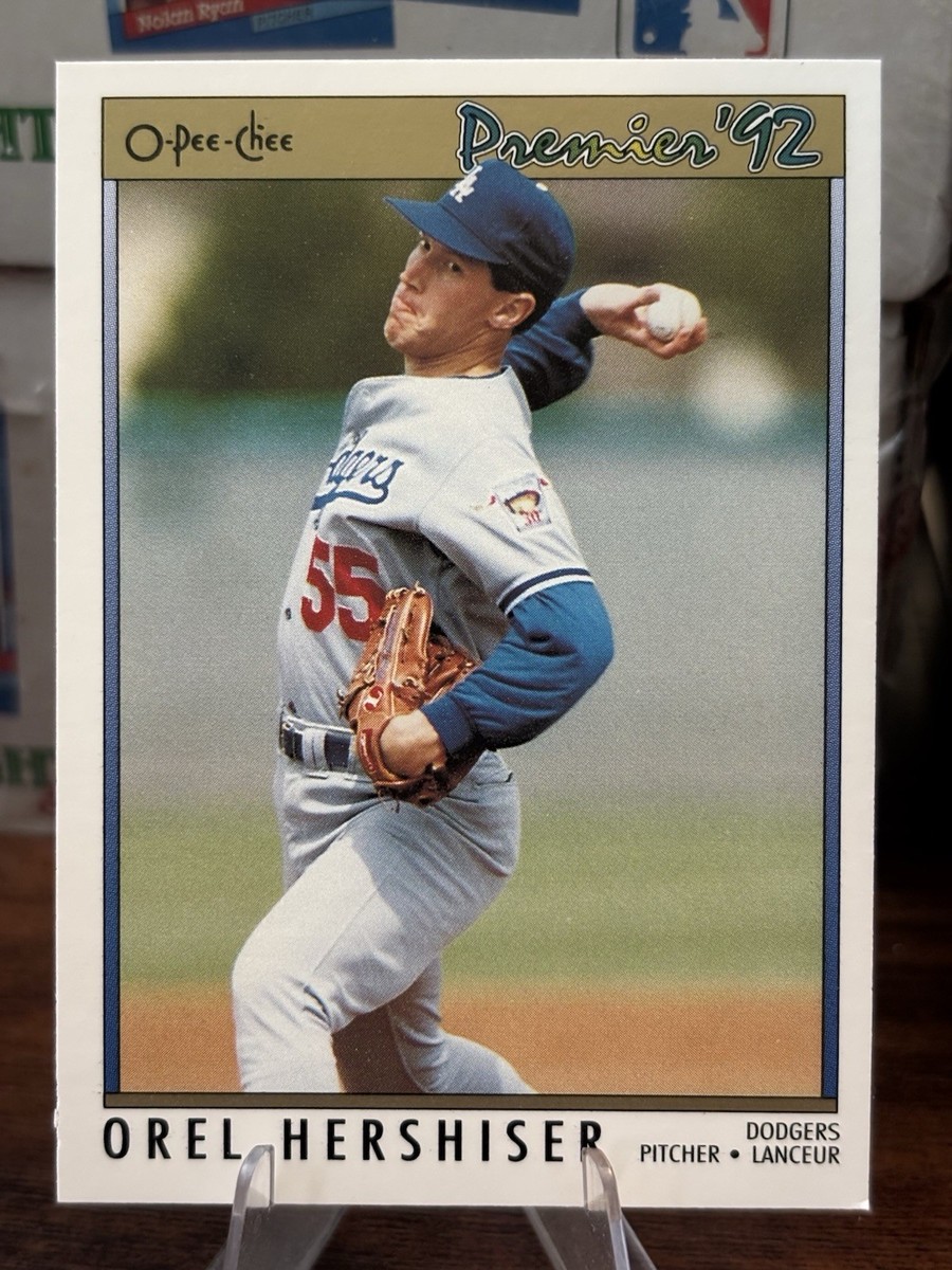 Dodgers Hershiser ハーシュハイザーウィンドブレーカー80年代 1992 O-Pee-Chee Premier - Orel Hershiser #162 | eBay