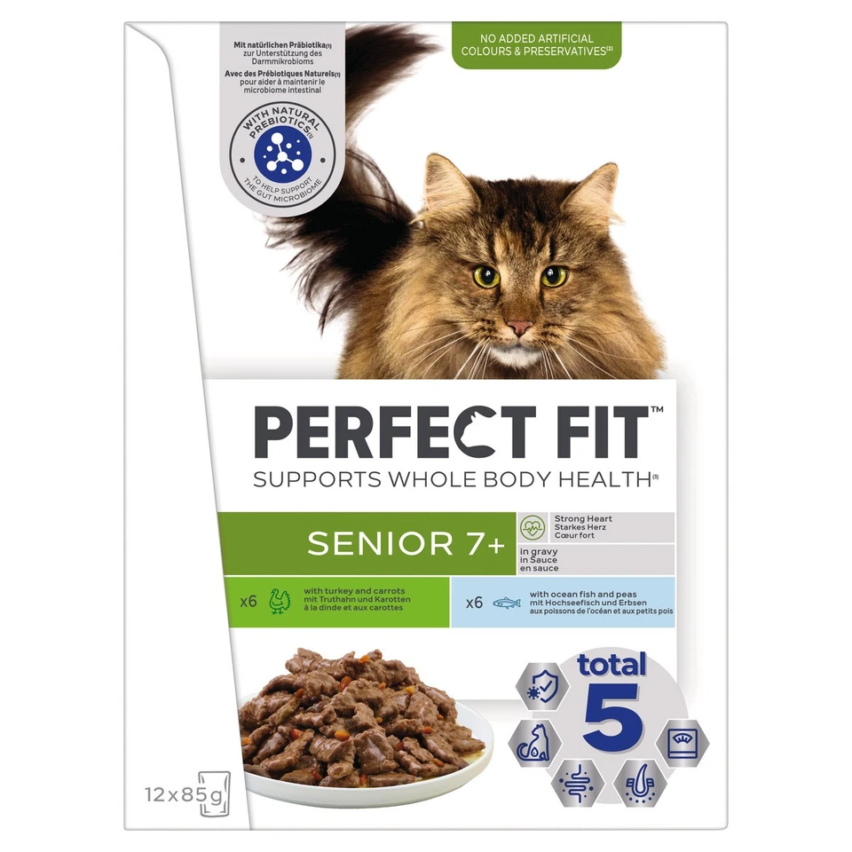 Perfect Fit Multipack Senior 7+ mit Truthahn und Karotten 12x85 g, UVP 9,99 EUR - Bild 4 von 4