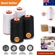 Luxury Set of 4 Spun Polyester Thread Cones - 5500Y Each for Quilting & Sewing