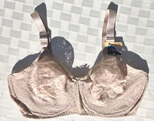 Bali Lace 'n Smooth Comfort-U Back Full-Figure Lace Bra 3432 Size 40DD NEW Tags