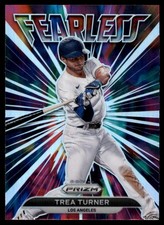 Trea Turner 2022 Panini Prizm #FL-8 Dodgers MLB READ FREE SHIPPING AutographDen