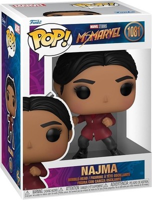 Funko POP! Marvel: Ms. Marvel - Najma #1081 Bobble-Head - NEU OVP