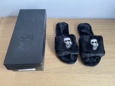 Karl Lagerfeld Hausschuhe Pantoletten Gr. M (ca. 38)