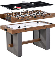 Barrington 3-In-1 Combination Game Table 54  , Foosball, Air-Powered Hockey and T