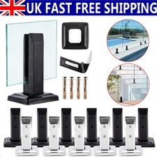 1-12x Stairs Pool Spigot Glass Balustrade Railing Balcony Glass Fence Clamp