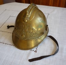 Casque de pompier ancien - modèle 1885