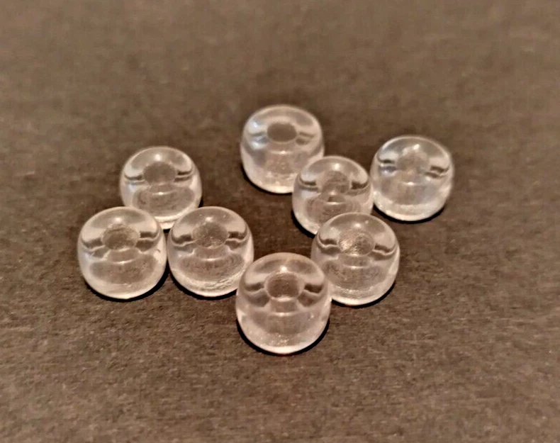 Amazonite Rondelle sfaccettato 4x6mm x 10pcs - Perline rotonde e appiattite
