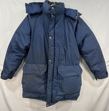 VTG 70s/80s The North Face Brown Label Puffer Down Full Zip Coat Jacket Sz L USA