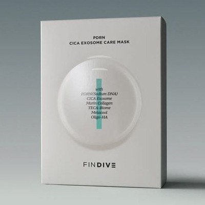 FINDIVE PDRN Cica Exosomen Pflege Maske 8 Blatt? Beruhigende & feuchtigkeitss...