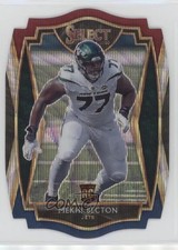 2020 Panini Select Premier Level Tri-Color Prizm Die-Cut Mekhi Becton #190 02r9