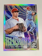 2020 Donruss Optic Baseball Optic Illusions Holo - Paul Goldschmidt - Cardinals