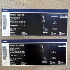 Haftbefehl Live Tour 2026 Festhalle Frankfurt 20.09.2026 2 Tickets 1. Rang G