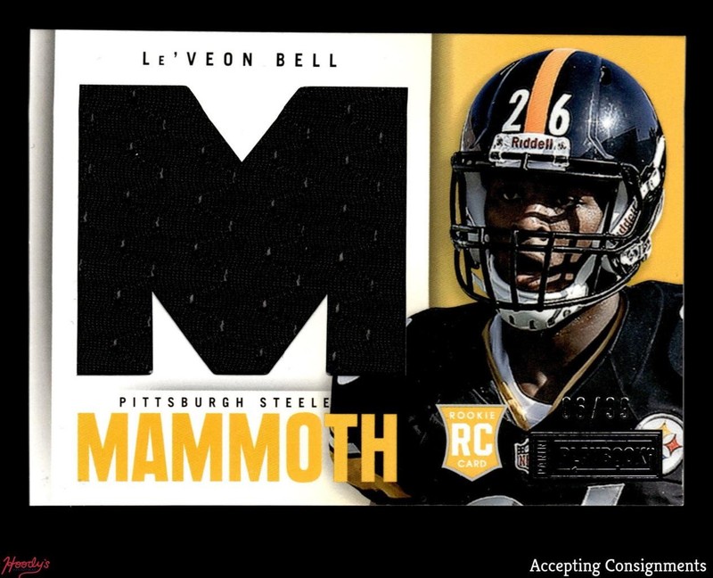 2013 Panini Playbook Rookie Mammoth Materials #21 Le'Veon Bell RC JERSEY 06/99
