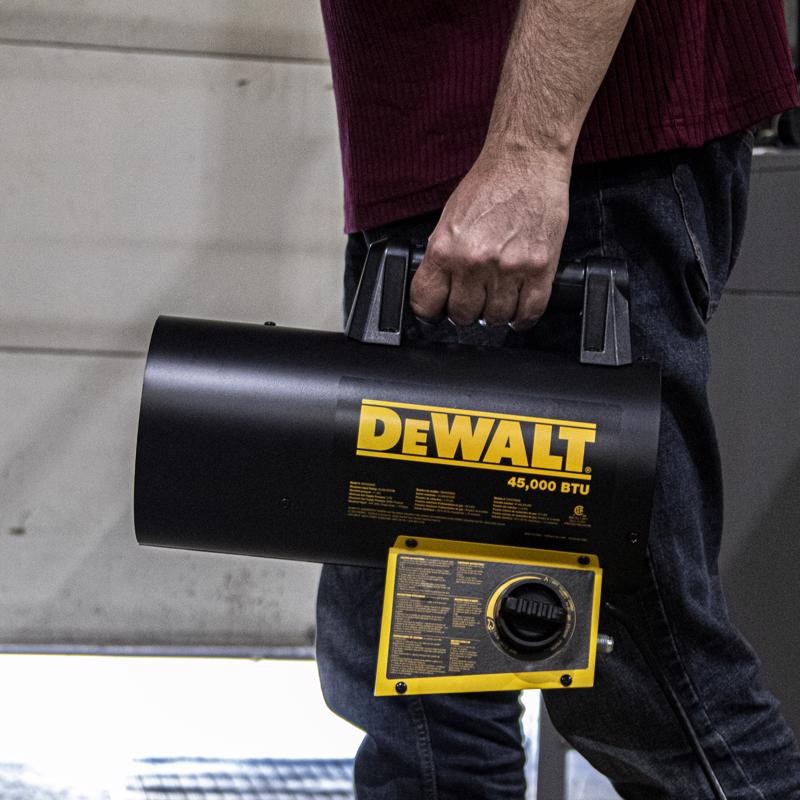 DeWalt 45,000 BTU Forced Air Propane Portable Heater 1125 sq ft
