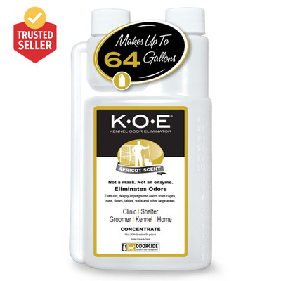 K.O.E. Apricot Odor Eliminator 16 Oz for Strong Odor for Cages, Runs & More   Ho
