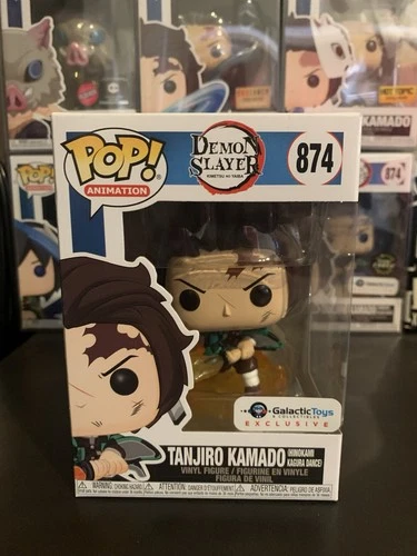 Funko Pop! Demon Slayer Tanjiro Kamado (Hinokami Kagura) #874 Galactic Exclusive