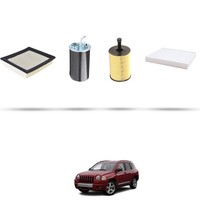 Hoffcar Set Service - 4 Filter Kompatibel Mit Jeep Compass 2.0 Kds 88Kw Von 2
