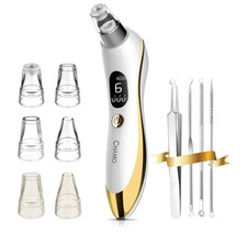 Blackhead Remover for Acne, Skin w/Removal Tool, USB Rechargeable, Led Screen