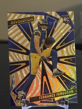 Panini Revolution 2025 Rookies Terrance Ferguson Holo Gold /3 #245 Rams NFL TE