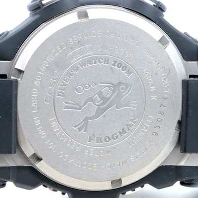 Casio G-shock Dw-9900 Frogman Titanium Case 1999 Digital Watch