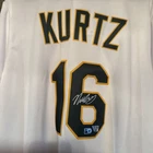 Nick Kurtz Signed Athletics White Nike Basball Jersey MLB Authentication A's