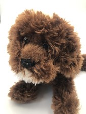 Douglas Darby Brown Doodle Dog Plush Stuffed Puppy 8   Chocolate Fuzzy