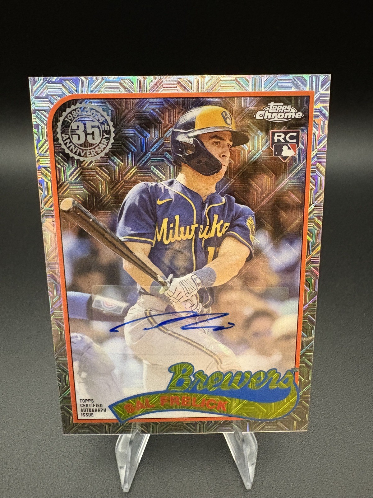 2024 Topps Silver Pack RC Sal Frelick /299 Auto 1989 #T89C16 Brewers
