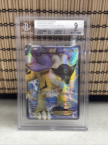 Raikou-EX graded BGS 9 for sale on eBay