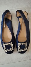 Monsoon Women's Sling Back Flat Shoes  Size 4