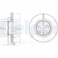2X Bremsscheibe Delphi BG3942 FüR 4F2 A6 C5 4B5 Audi C6 4F5 Avant 4B6 4B2 4B4