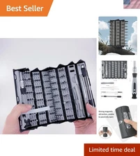 Professional 126-in-1 Screwdriver Set with Magnetic Tips for Precision Repairs