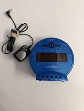 Sonic Alert Sonic Bomb Alarm Clock W/ Power Cord - NO BED SHAKER - Tested Works