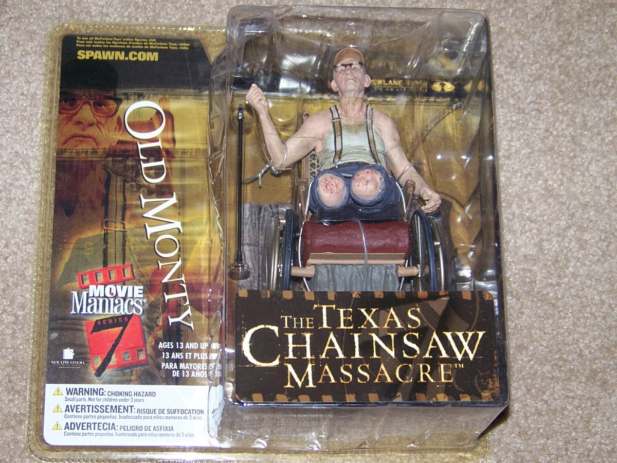 McFarlane Movie Maniacs Series 7 Texas Chainsaw Massacre Old Monty